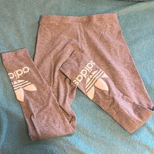 Size small gray adidas leggings